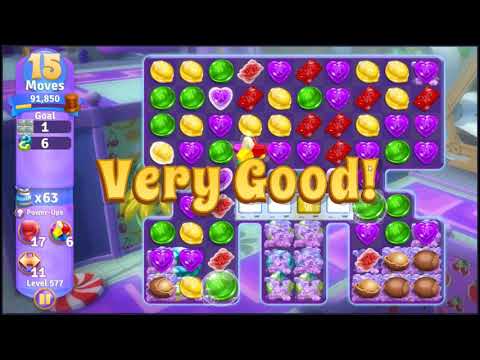 Wonka's World of Candy Level 577 - NO BOOSTERS + FULL STORY 🍫 | SKILLGAMING ✔️