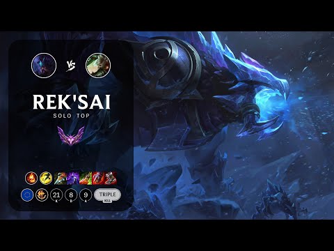 Rek'Sai Top vs Riven - EUW Master Patch 13.8