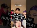 Kpop Demon Hunters Cosplay With BOBBY Kpopdemonhunters Huntrix Sajaboys Cosplay