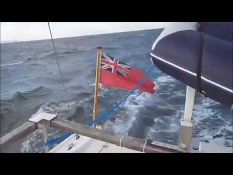 Sailing  Bristol Channel to Weymouth on Catalac 900.