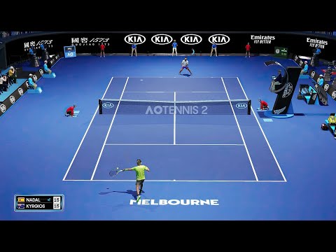 AO Tennis 2 in 2025 | Nadal vs. Kyrgios Full match gameplay
