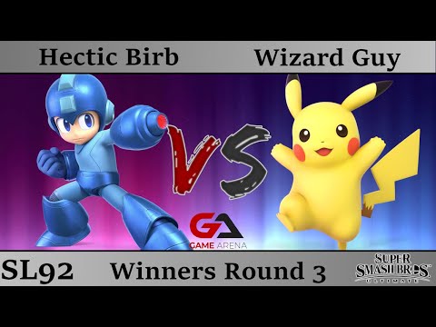 SmashLAN'd 92 - Winners Round 3: Hectic Birb (Mega Man) vs WU | Wizard Guy (Pikachu)