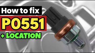 P0551 | P0551 Power Steering Pressure Sensor Circuit Range | code p0551 | p0551 obd2
