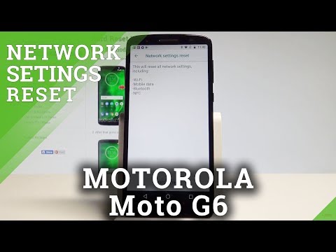 How to Reset Network Settings on MOTOROLA Moto G6 - Restore Network Settings |HardReset.Info
