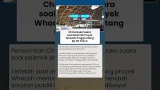 Kemlu China Buka Suara soal Polemik  Whoosh, Minta Lihat Manfaat Bagi Publik