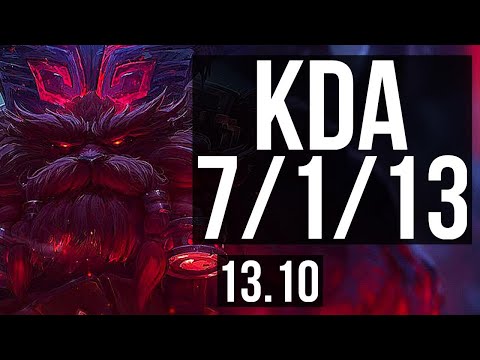 ORNN vs GP (TOP) | 7/1/13, 2.7M mastery, 1200+ games, Godlike | KR Master | 13.10