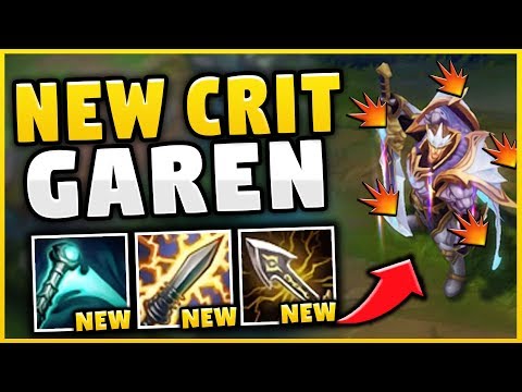 HOW OP ARE THE *NEW* ITEMS ON GAREN?! FULL CRIT GAREN IS BACK! (BROKEN BUILD!) - League of Legends