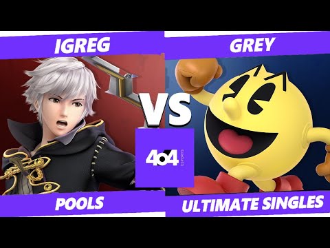4o4 Smash Monthly 23 Whistle Invitational Qualifier - AP| iGreg! (Robin) vs Grey (Pac-Man) - Pools