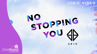 No Stopping You - SB19 (Lyrics) | From &quot;Love At First Stream&quot;