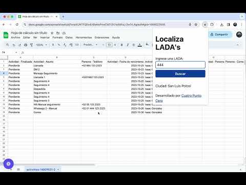 Localiza LADA´s demo