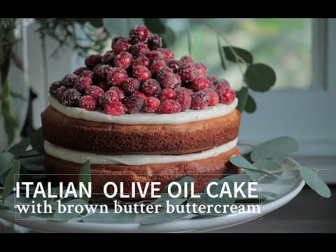 Italian Olive Oil Cake with Brown Butter Buttercream Frosting | Farm to Table Family | PBS Parents
