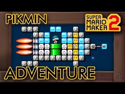 Super Mario Maker 2 - Amazing Olimar's Pikmin Adventure Level