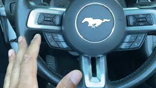 Ford Mustang - How to open fuel door/gas cap