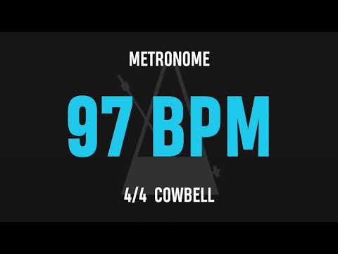 97 BPM 4/4 - Best Metronome (Cowbell)