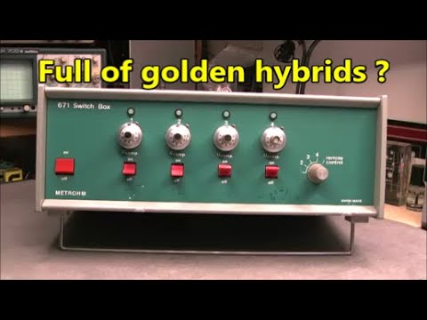 Metrohm 671 switch box teardown