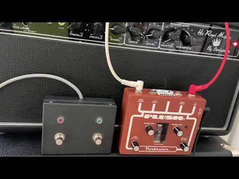 Fuchs Plush Verbrator Reverb & Tube Effects loop Parallel Series 2010s - Brown image 6