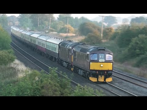 33025 + 33029 `The Dorset Coast Express` @ Elford & Bristol , 06-08-22