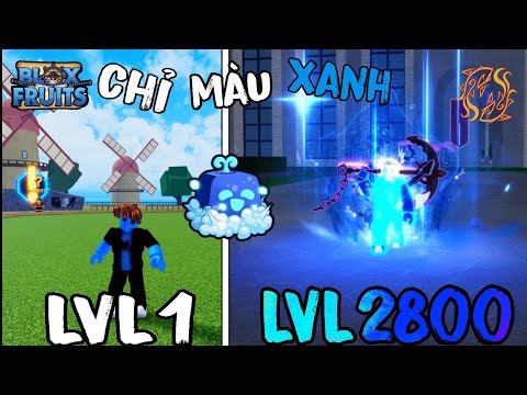 TỪ NOOB ĐẾN MAX LEVEL + GEAR V4 NHƯNG TÔI CHỈ SỬ DỤNG VẬT PHẨM MÀU XANH