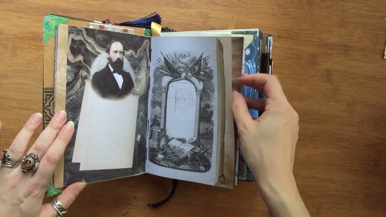 Junk Journal Flip-Through of the Dark Academia MEGA Journal Kit