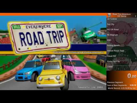 Road Trip Adventure Speedrun (100 Stamp) - 3:34:42 - Old WR