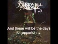 Farewell to Freeway - Years(with lyrics)