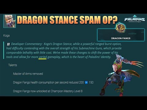 Koga's Dragon Stance Spam OP? | Paldins
