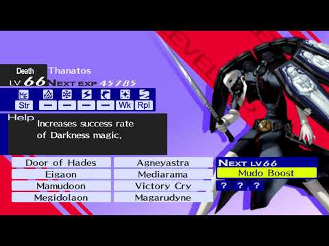 Fusing Thanatos in Persona 4 Golden PC