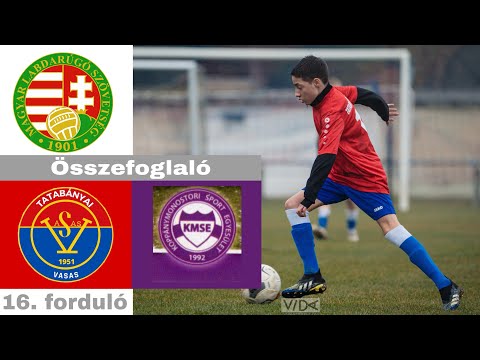 16. forduló | Tatabányai Vasas 6 - 0 Koppánymonostori SE | U-14 | Összefoglaló |