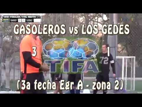 3 GASOLEROS vs LOS GEDES 1 - 3ª fecha Egr A zona 2  -  28/08/2016