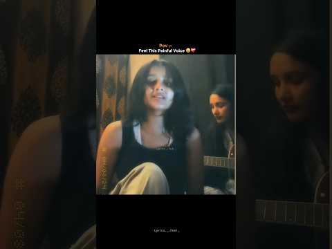 Feel This Painful Voice 😫❤️‍🩹 | Ye Jism Hai | | Full Screen Status | Lyricsfeel | #shorts