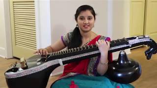 Rangamma Mangamma || Veena Cover || Rangasthalam Songs || MM Mansi || Ram Charan, Samantha