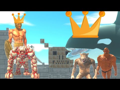KING SCOURGE + KING ACHILLES + A  HUMANS + INFERNALS VS QUEEN ORCA + AQUATICS + KING MINO + FANTASY