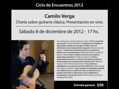 Doce Estudios, H. Villa-Lobos - Camilo, Guitarra (Diciembre, 2012)