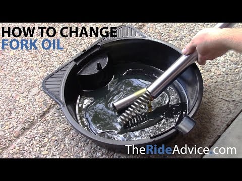 How to Change Your Fork Oil - Fork Oil Change for Right Side Up Damping Rod Forks