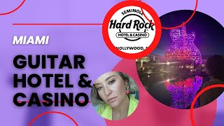 MIAMI HARD ROCK HOTEL & CASINO IKONIK GITAR OTEL #miami #gambling #hardrockhotel