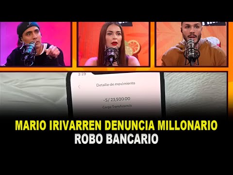 Mario Irivarren denuncia robo de más de S/27.000 y revela a los presuntos delincuentes