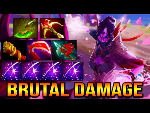 BRUTAL DAMAGE [ Templar Assassin ] BEST TEAM FIGHT