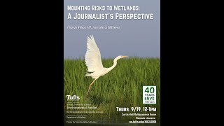 Mounting Risks to Wetlands  A Journalist’s Perspective