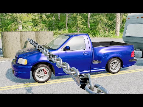 Mobil vs Chain #9 - BeamNG Drive