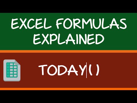 TODAY Formula in Excel