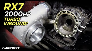 fullBOOST Mazda FD RX7 Project Car - Episode 02 - Turbo bigger than the engine