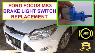 How to Replace the Brake Light Switch on a Ford Focus MK3 2011 2012 2013 2014 2015 2016