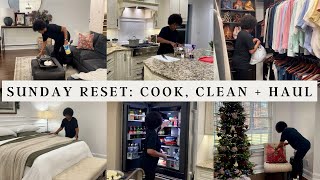 SUNDAY RESET: COOK AND CLEAN WITH ME | NEW SHOPPING HAUL #home