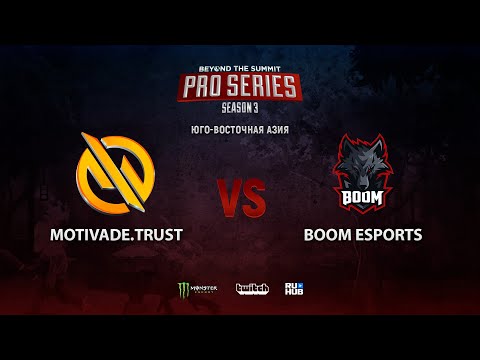 Motivade.Trust vs BOOM Esports, BTS Pro Series 3: SEA, bo5, game 2 [Mortalles & Lex]