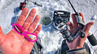Jigging BIG SPOONS For GIANT Pike!!! (Ice Fishing)