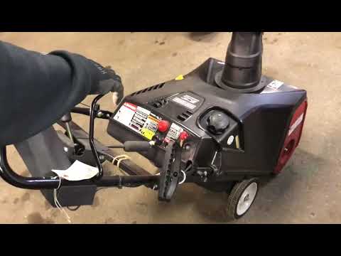 How to operate a Craftsman 21” snow blower