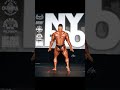 IFBB Pro Theo Leguerrier Posing at the 2022 New York Pro