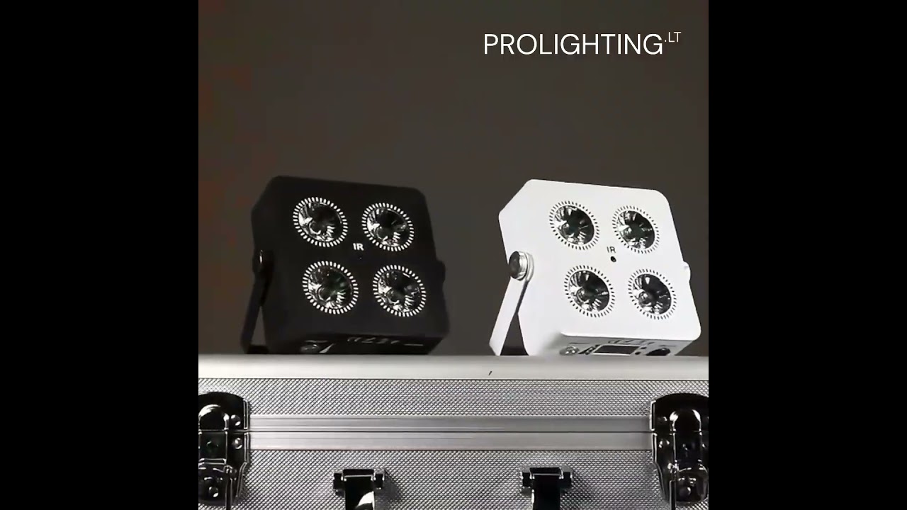8x PROLIGHTING Led Par 4x18w RGBWAUV Wireless Battery Prožektorius su transportavimo dėže 8in1 8x PROLIGHTING Led Par 4x18w RGBWAUV Wireless Battery Prožektorius su transportavimo dėže 8in1