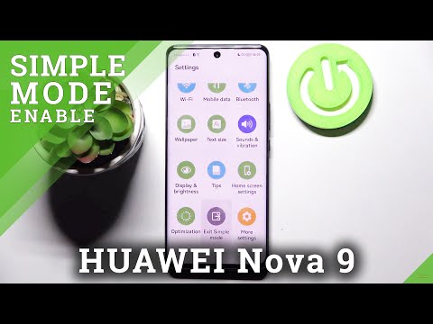 How to Switch Off Easy Mode in HUAWEI Nova 9 - Mange Simple Mode
