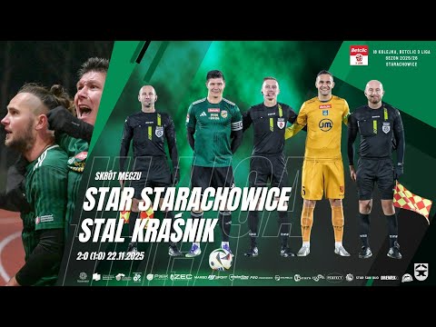 Star Starachowice - Stal Kraśnik 2:0 (1:0) 22.11.2025
